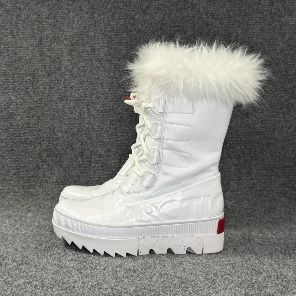 Sorel Joan of Arctic NEXT Winter Boots Women's 9‎ White Waterproof Snow Faux Fur